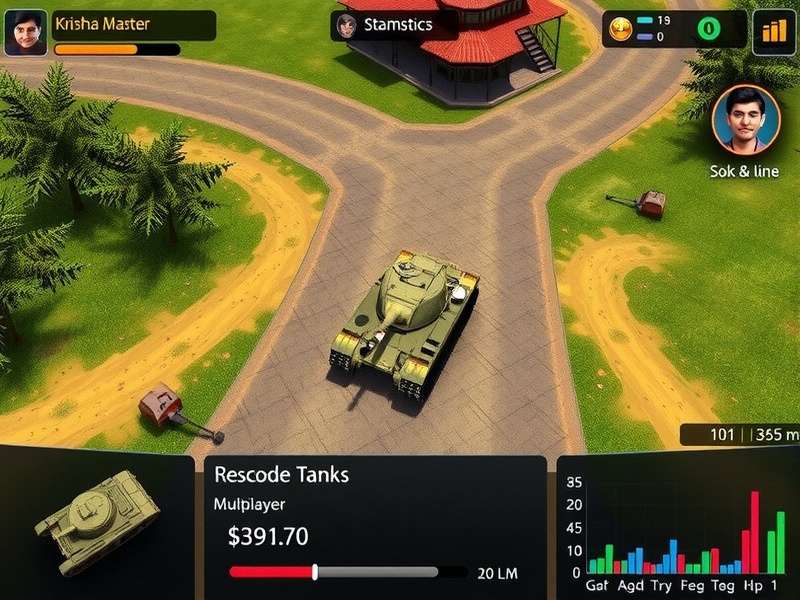 Krishna Tank Master download statistics graph